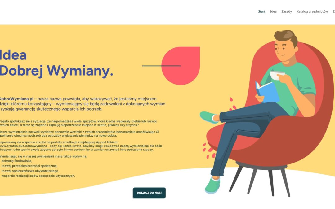 DobraWymiana.pl – projekt budowy internetowej wymienialni rzeczy używanych